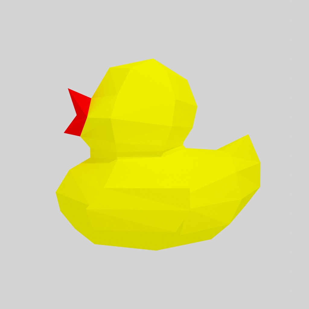 Low Poly Rubber Duck preview image 1
